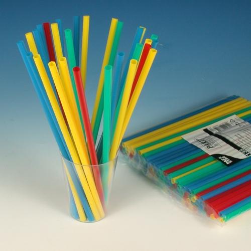 Trinkhalme - Strohhalme - Röhrli ASSORTIERT 135 Stück a 25 cm / 8 mm Deutschland