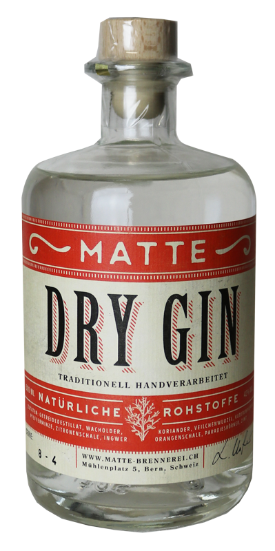 MATTE Dry Gin 50 cl / 42 % Schweiz