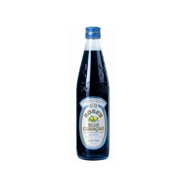 ROSE'S BLUE CURACAO Flavour Cordial Mixer 57 cl Dänemark
