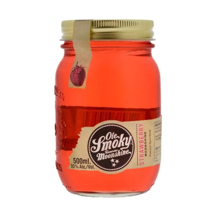 Ole SMOKY Tennessee MOONSHINE Strawberry Whisky 50 cl / 20 % USA