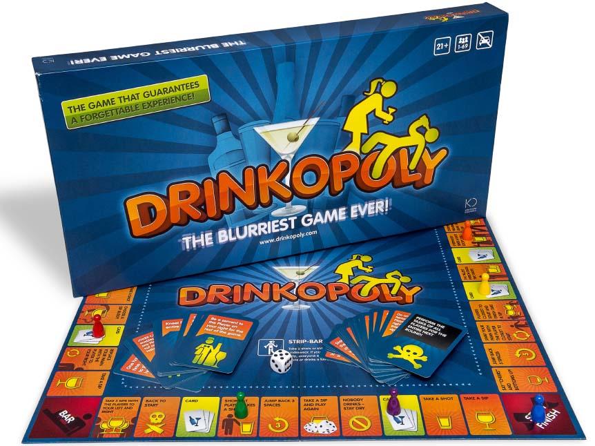 DRINKOPOLY Trinkspiel Gesellschaftsspiel für Erwachsene – Bild 3