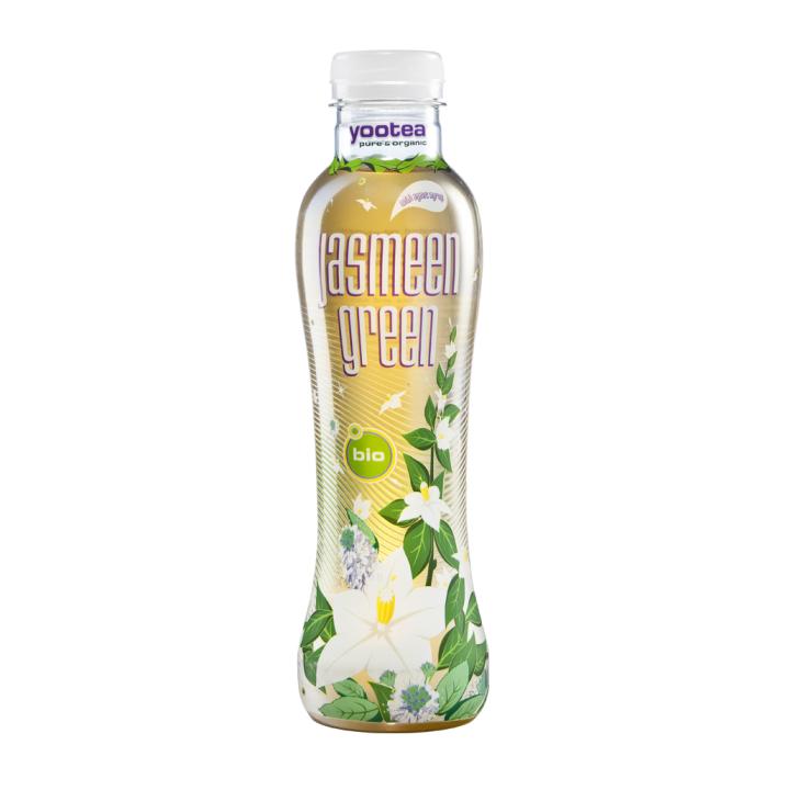 yootea JASMEEN GREEN – PURE BALANCE PET Kiste 24 x 500 ml Schweiz – Bild 2