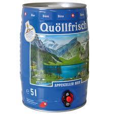 Appenzeller Quöllfrisch Lager Bier  Fass 5 Liter / 4.8 % Schweiz