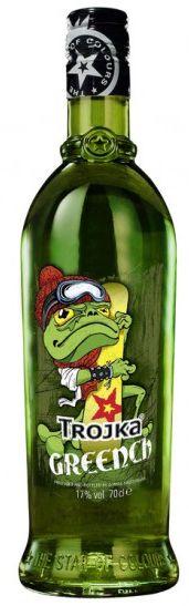 TROJKA GREENCH HOT  DRINK Vodka Likör 70 cl / 17 % Schweiz
