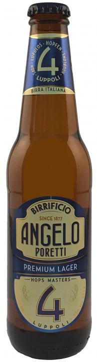 Birrificio ANGELO PORETTI 4 Luppoli Originale Lager 24 x 330 ml / 5.5 % Italien – Bild 3