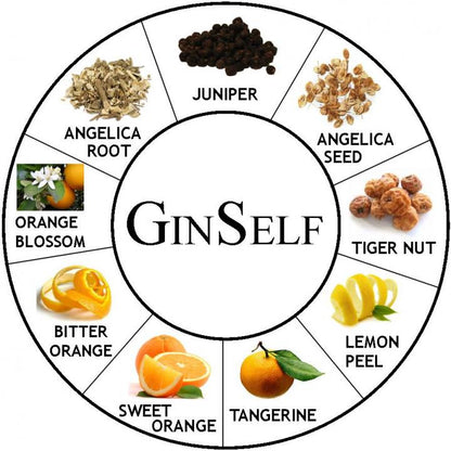 Ginself Premium Gin 70 cl / 40 % Spanien – Bild 2