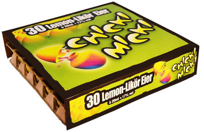 Chicki Micki Lemon - Likör Eier für Huhn 30 Stk x 2 cl / 17 % Deutschland