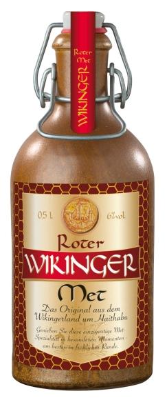 HONIG - MET  Wikinger Rot mit Kirschsaft STEINGUTFLASCHE 50 cl / 6 % Deutschland