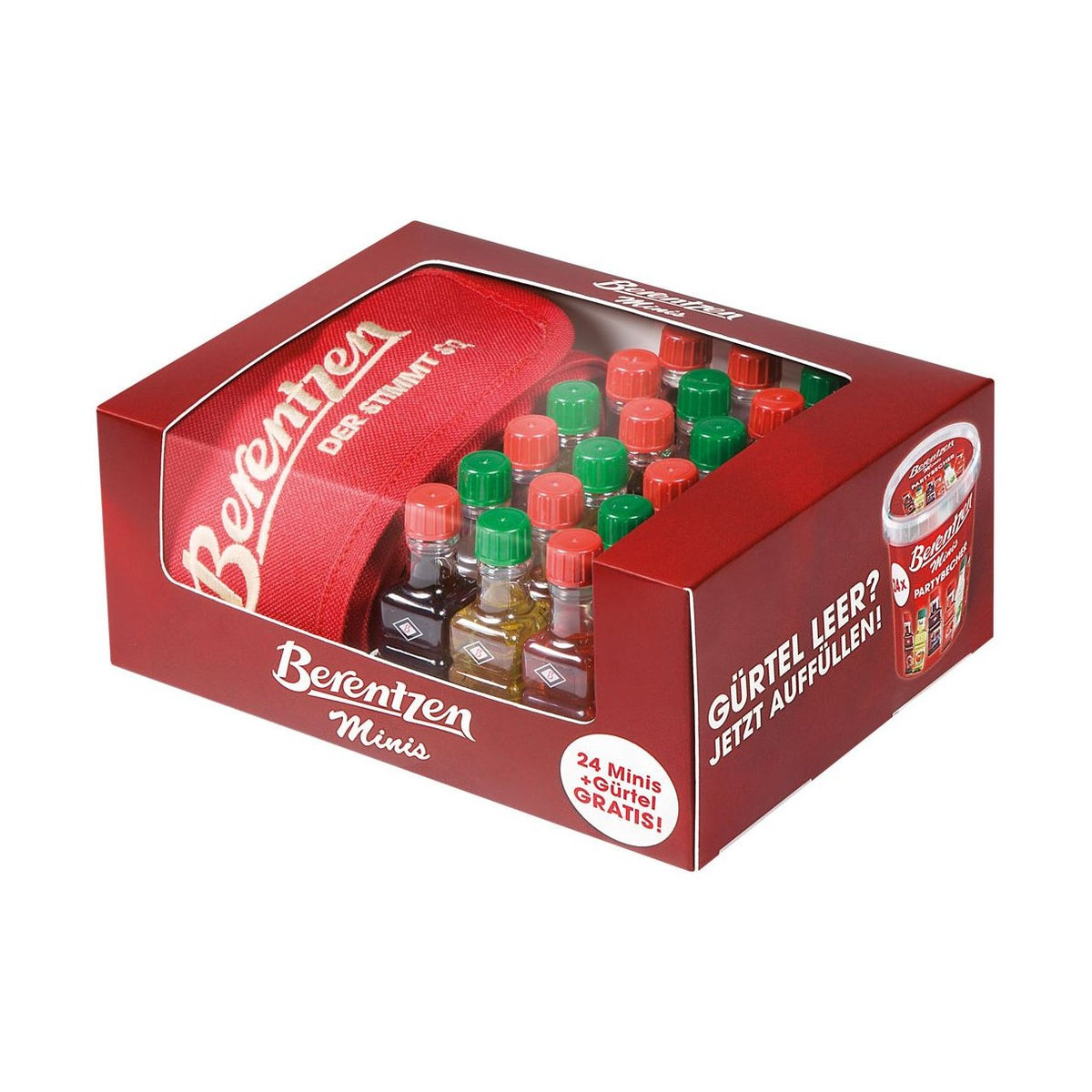 Berentzen Shot GURT mit  PET Shot Flaschen 24 x 2 cl / 16 % Deutschland