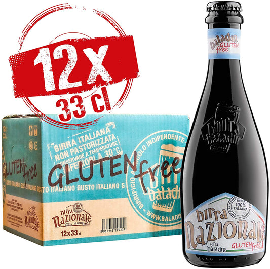 Birra-BALADIN-NAZIONALE-Blond-Ale-Beer-GLUTENFREI-Kiste-12-x-330-m