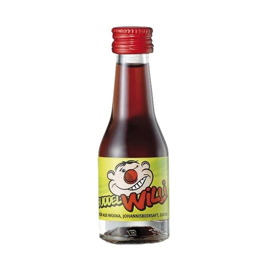 Buddel Willi Likör Vodka/Johannisbeer 2 cl / 19 % Schweiz