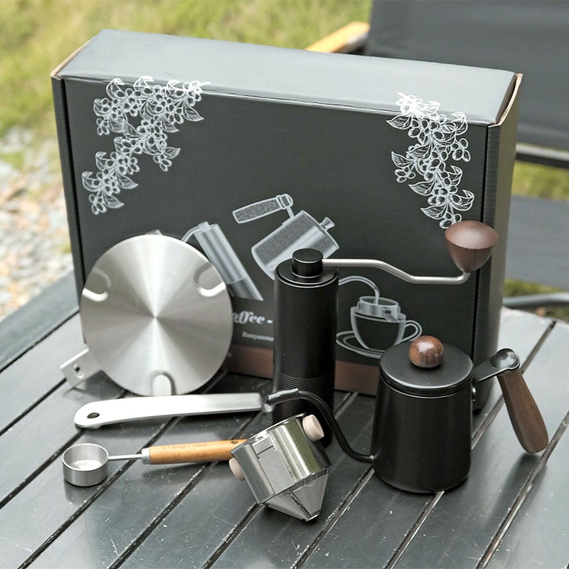 JOMBALA-Coffee-Mate-Kaffee-Tool-Set-5-Teilig-mit-Krug-und-M-hle-in-Geschenkbox1