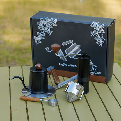 JOMBALA-Coffee-Mate-Kaffee-Tool-Set-5-Teilig-mit-Krug-und-M-hle-in-Geschenkbox8
