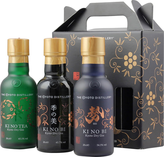 Ki-No-Bi-Three-Gin-Geschenkpackung-3-x-0-2-Liter