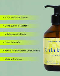 Oh-la-laqua-Flavour-for-Water-Birne-Thymian-Pumpspender-300-ml-Deutschland1