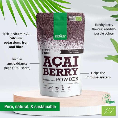 Purasana-Superfood-ACAI-Berry-Powder-BIO-100-Gramm-Brasilien-info-1