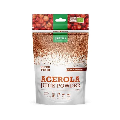 Purasana-Superfood-ACEROLA-Powder-BIO-100-Gramm-Brasilien