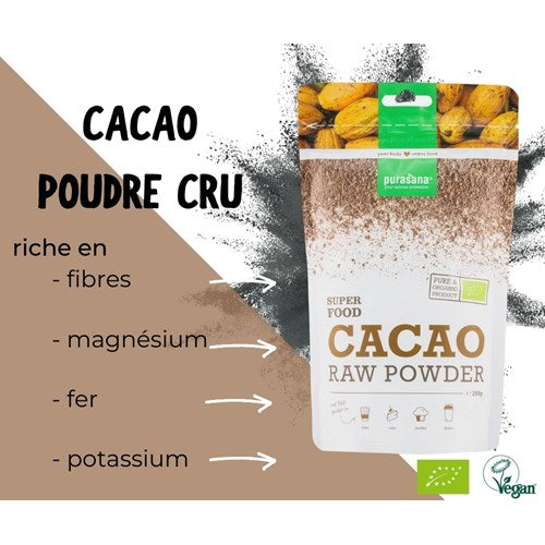 Purasana-Superfood-CACAO-Powder-BIO-200-Gramm-Peru2