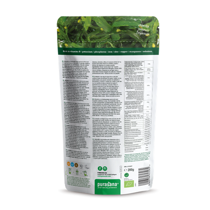 Purasana-Superfood-CHLORELLA-Raw-Powder-200-Gramm-Back