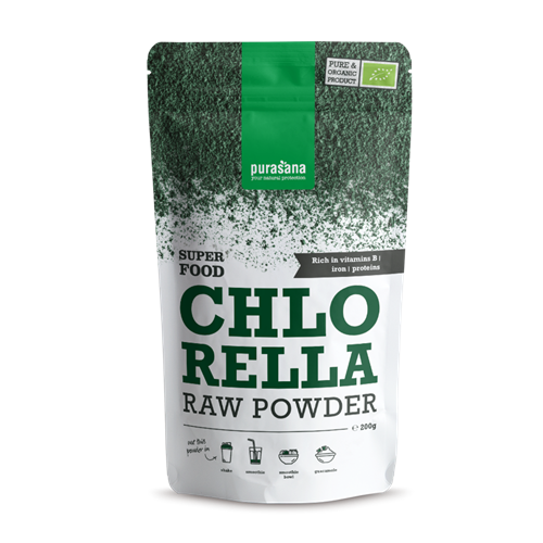 Purasana-Superfood-CHLORELLA-Raw-Powder-200-Gramm-Front