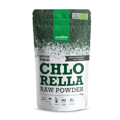 Purasana-Superfood-CHLORELLA-Raw-Powder-200-Gramm-Front