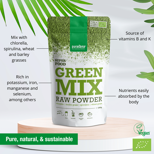 Purasana-Superfood-GREEN-Super-Mix-100-Raw-Powder-BIO-200-Gramm-Indien-info