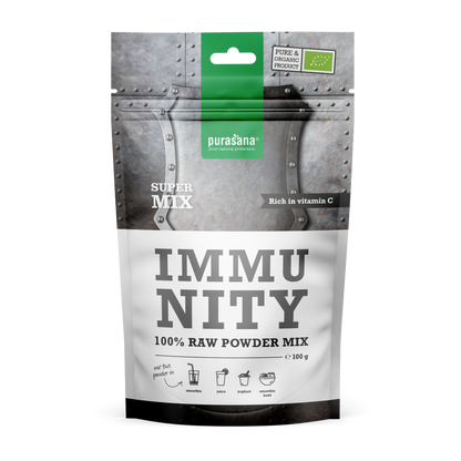 Purasana-Superfood-IMMUNITY-Super-Mix-100-Raw-Powder-BIO-100-Gramm