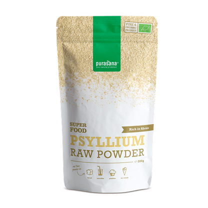 Purasana-Superfood-PSYLLIUM-FLOHSAMEN-Raw-Powder-200-Gramm-Indien-Front