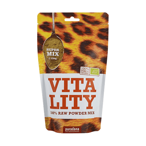 Purasana-Superfood-VITALITY-Super-Mix-100-Raw-Powder-BIO-250-Gramm