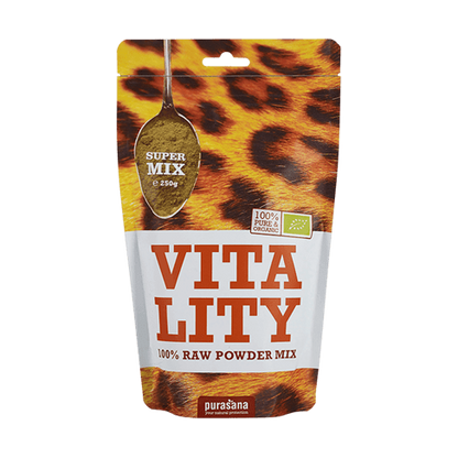Purasana-Superfood-VITALITY-Super-Mix-100-Raw-Powder-BIO-250-Gramm