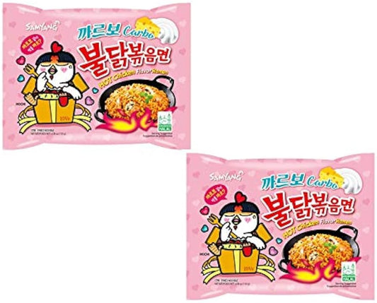 Samyang-BULDAK-Ramen-Noodles-Hot-Chicken-CARBONARA-Box-10-x-130-Gramm-Korea1