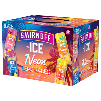 Smirnoff-Ice-NEON-Lemonade-Variety-Pack-Kiste-24-x-355-ml