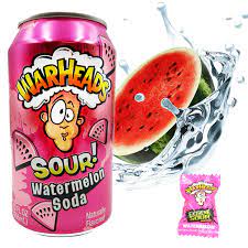 WARHEADS-Sour-WATERMELON-Soda-Kiste-12-x-355-ml-USA